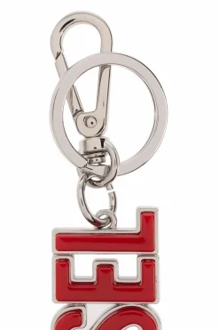 Diesel SREBRNY Brelok `DSL 3D KEY RING X10294`
