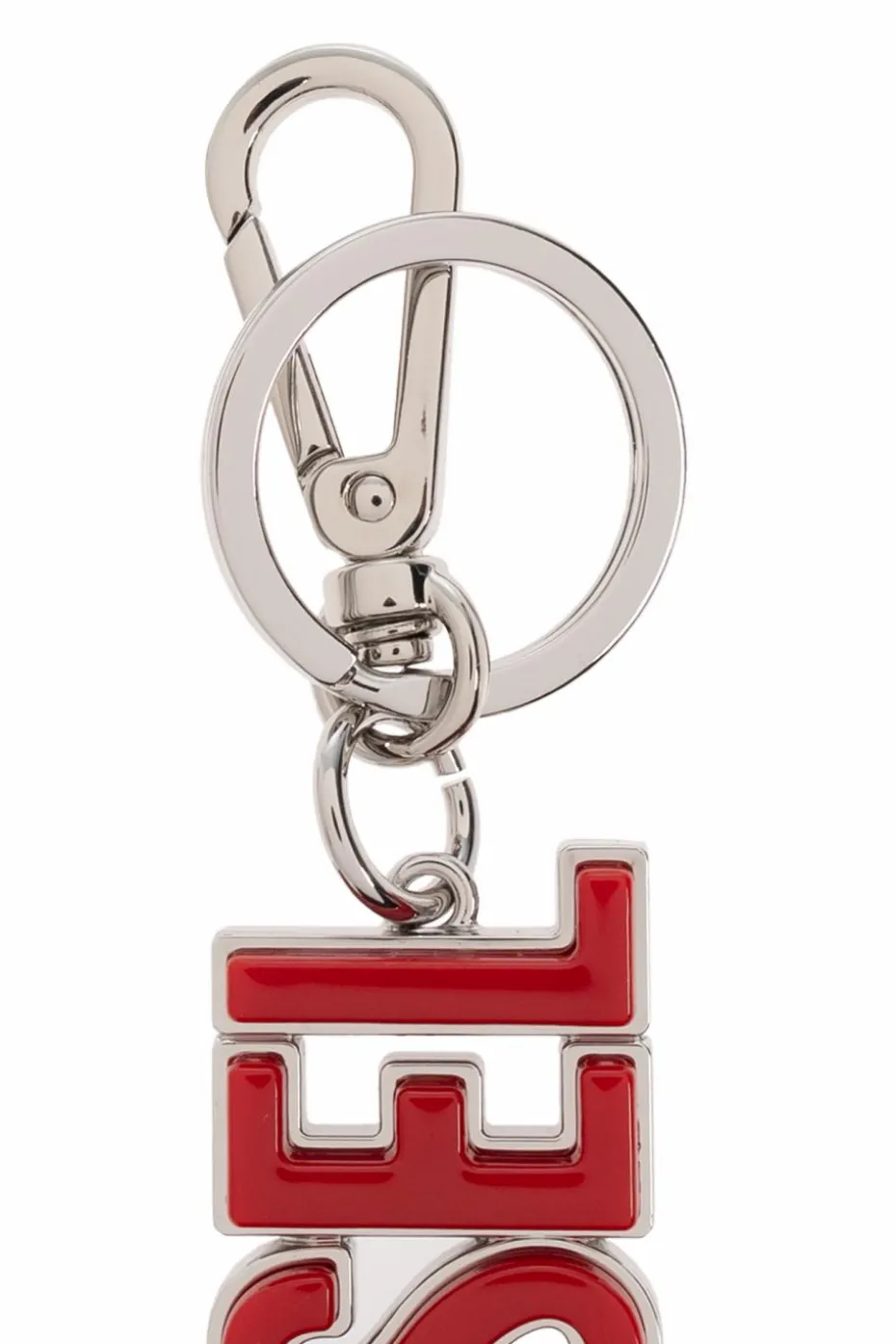 Diesel SREBRNY Brelok `DSL 3D KEY RING X10294`