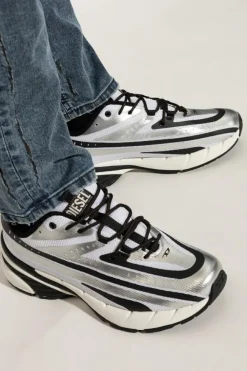 Diesel SREBRNY Buty sportowe `D-AIRSPEED LOW`