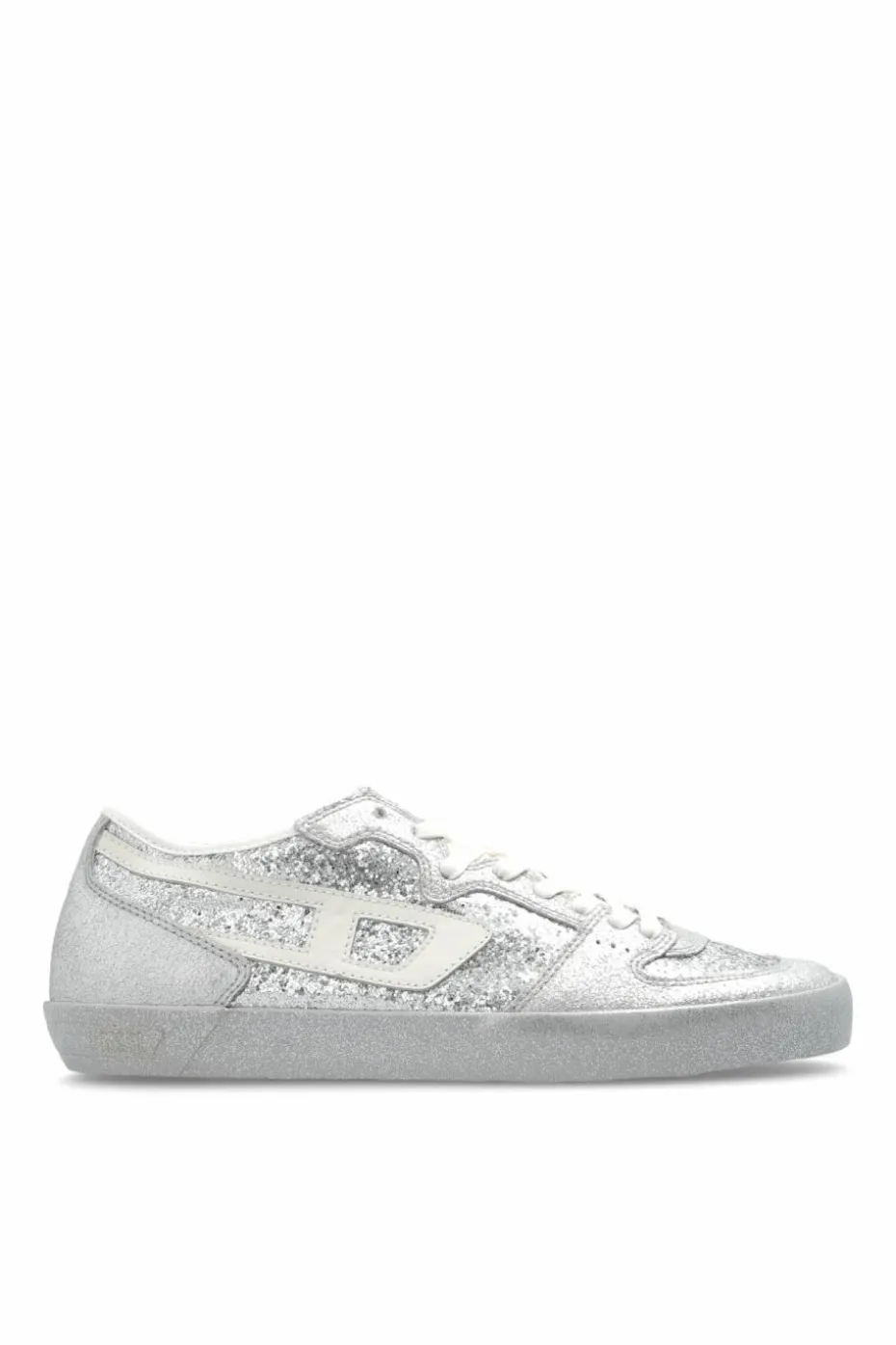 Diesel SREBRNY Buty sportowe ` S-LEROJI D-1 LOW`