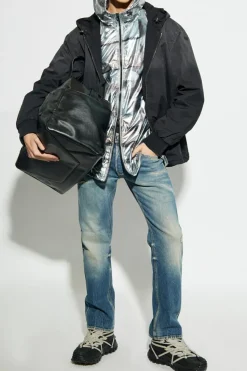 Diesel SREBRNY Kurtka ` J-OTTE`
