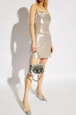 Diesel SREBRNY Sukienka ‘D-MINTY’
