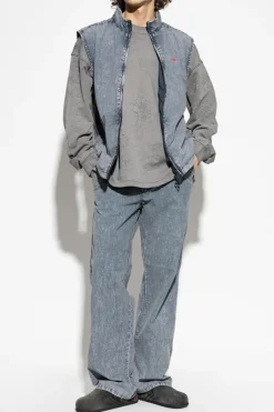 Diesel SZARY Bluza `S-BAXT-T1`