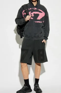 Diesel SZARY Bluza `S-BOXT`