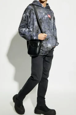 Diesel SZARY Bluza `S-BOXT-HOOD-R8`