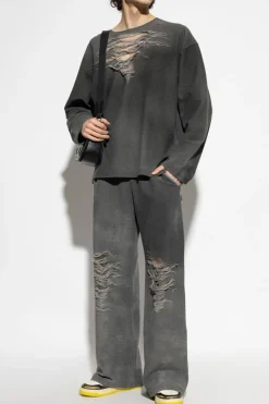 Diesel SZARY Bluza `S-RUBEN`