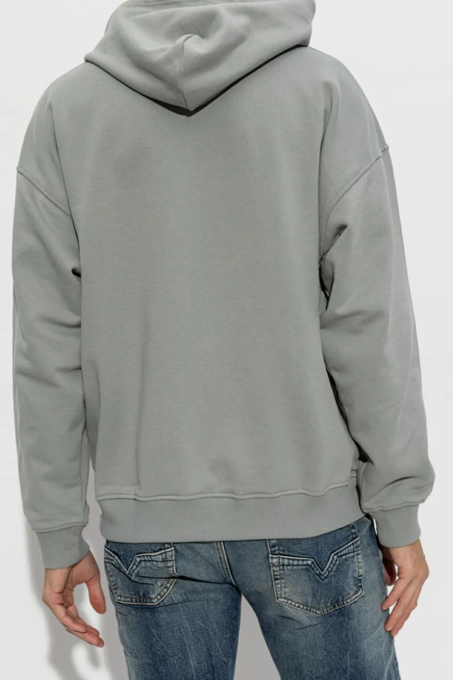 Diesel SZARY Bluza `S-UMMER-BIGOVAL`