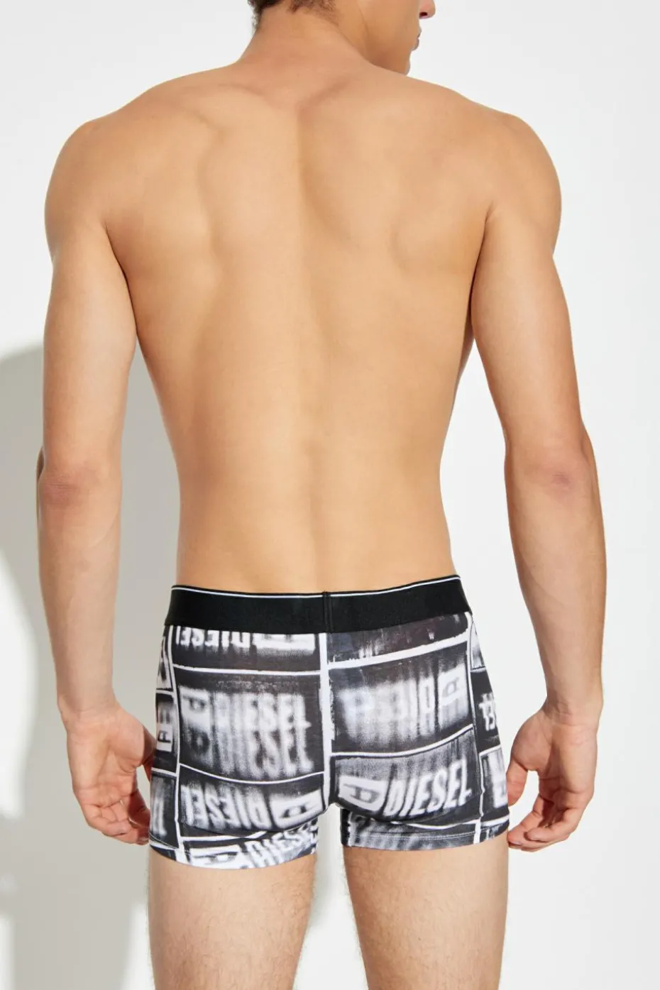 Diesel SZARY Bokserki `DAMIEN-D-BOX BOXER`