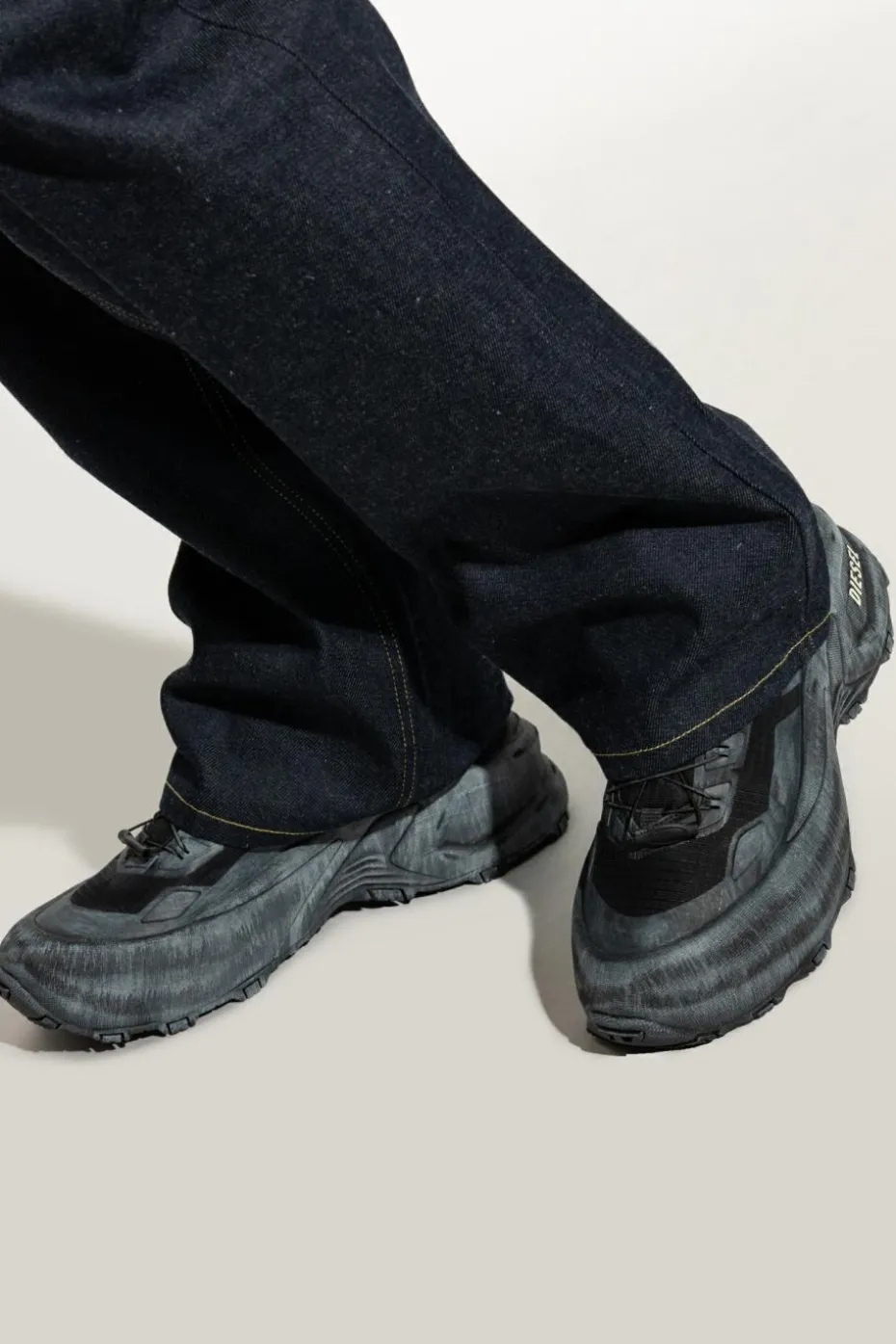 Diesel SZARY Buty sportowe `D-CAGE RUNNER`