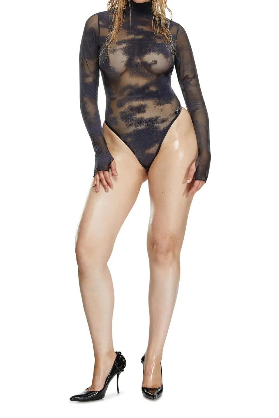 Diesel SZARY Diesel X Savage X Fenty PLUS SIZE