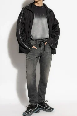 Diesel SZARY Jeansy `2032 D-KROOLEY-B`