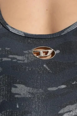 Diesel SZARY Jednoczęściowy kostium kąpielowy `UT-BODY-UTLT`