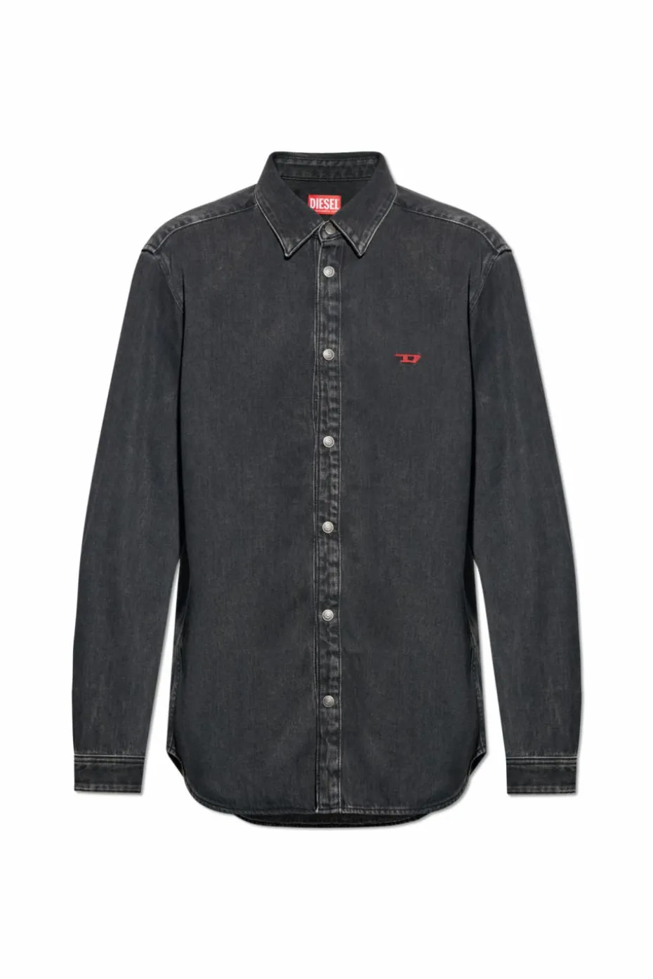 Diesel SZARY Koszula jeansowa ` D-SIMPLY`
