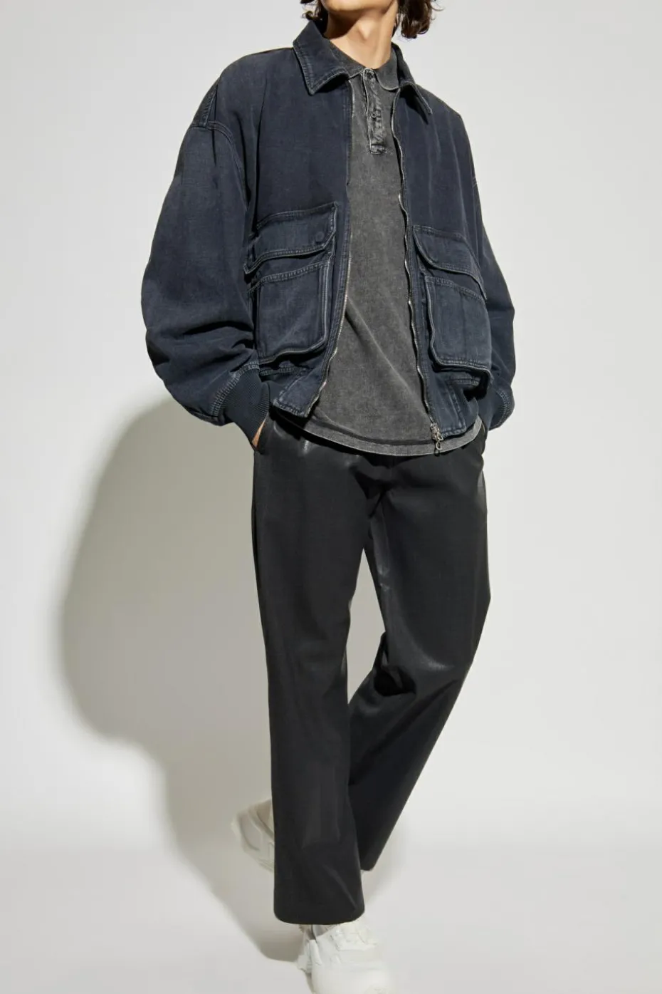 Diesel SZARY Polo `T-SWIND-R1`