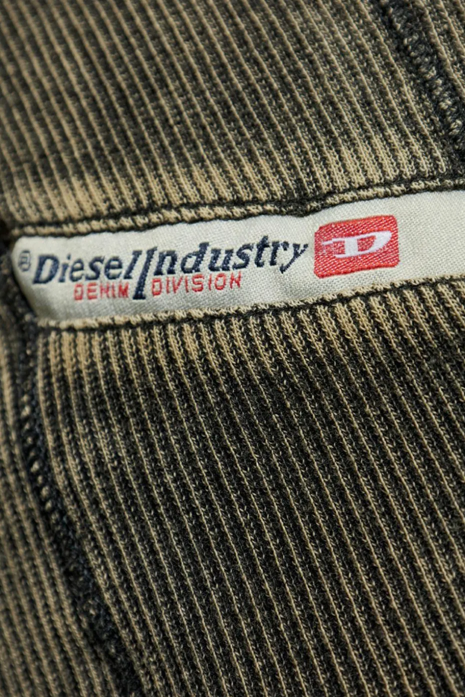 Diesel SZARY Prążkowany top `T-HANS`