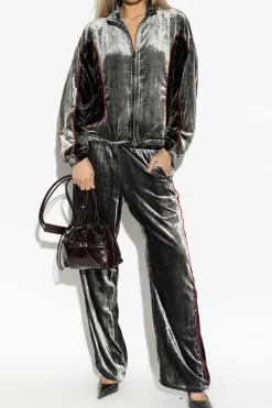 Diesel SZARY Spodnie `P-HAY-FEM`