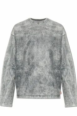 Diesel SZARY Sweter `K-BRUTUS`