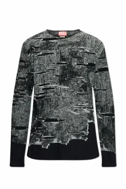 Diesel SZARY Sweter `K-CADMO`