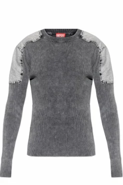 Diesel SZARY Sweter `K-MARTIN`