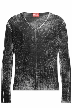 Diesel SZARY Sweter `K-ROBBEL`