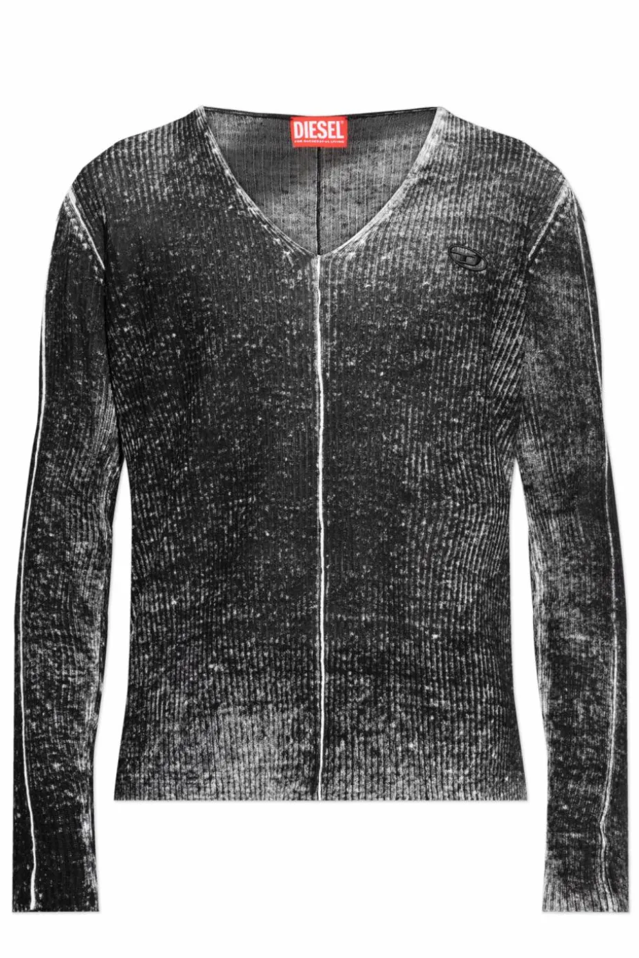 Diesel SZARY Sweter `K-ROBBEL`