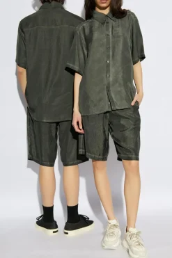 Diesel SZARY Szorty `P-LEON-SHORT`