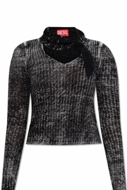 Diesel SZARY Top `M-ELAN`