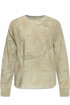 Diesel SZARY T-shirt `D-JUST-FSG1`