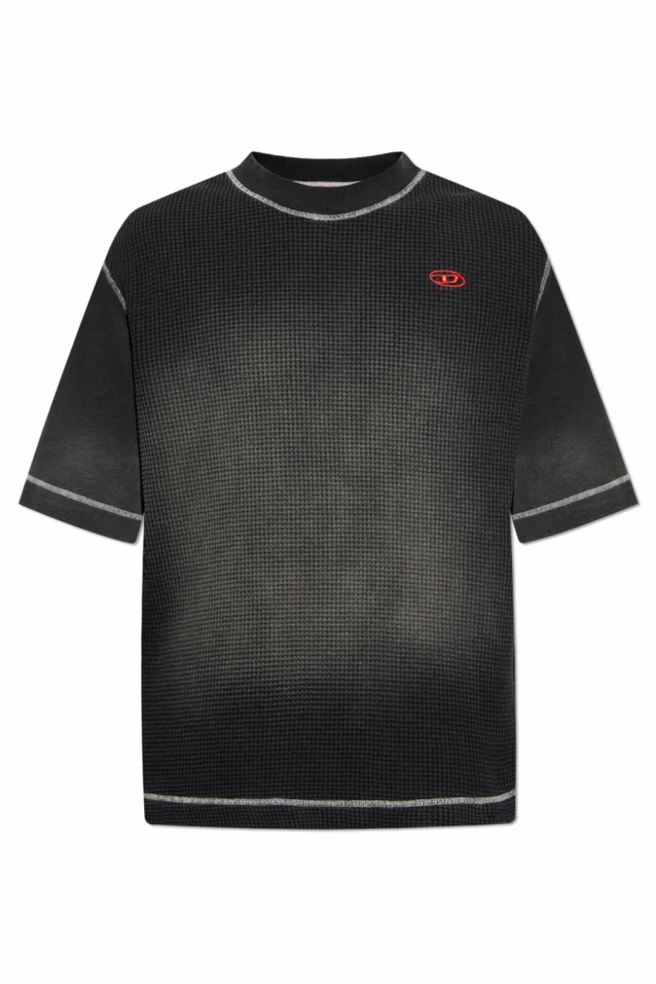 Diesel SZARY T-shirt `S-WAFYCOL`