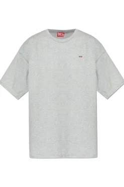 Diesel SZARY T-shirt z logo