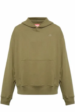Diesel ZIELONY Bluza ` S-MACS-HOOD-MEGOVAL-D`