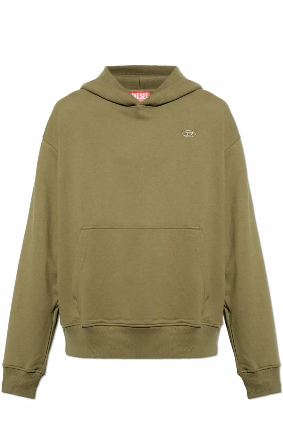 Diesel ZIELONY Bluza ` S-MACS-HOOD-MEGOVAL-D`