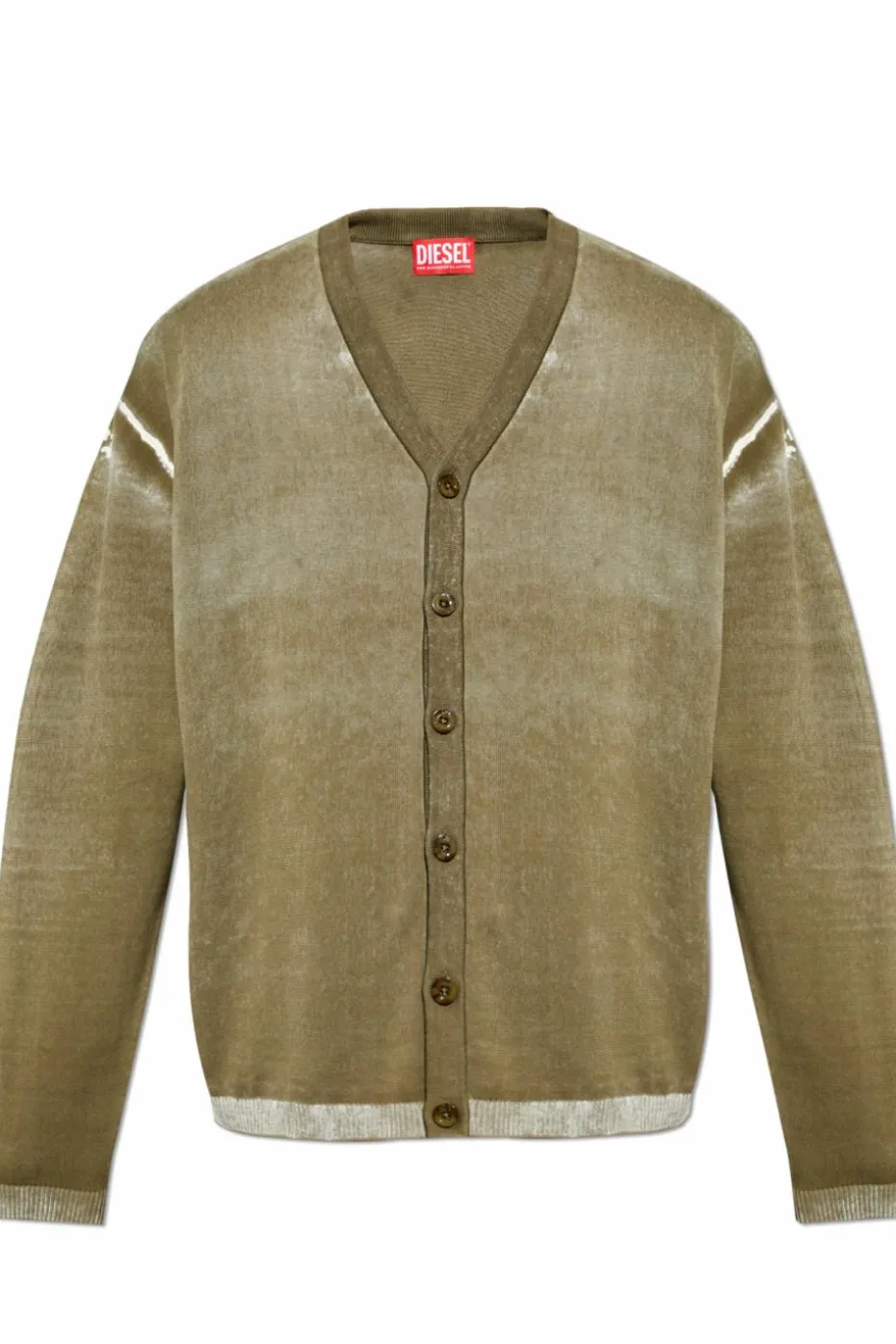 Diesel ZIELONY Kardigan `K-LARENCE-CARDIGAN-B`