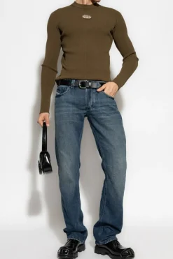 Diesel ZIELONY Sweter `K-ZACKARY-ROUND`