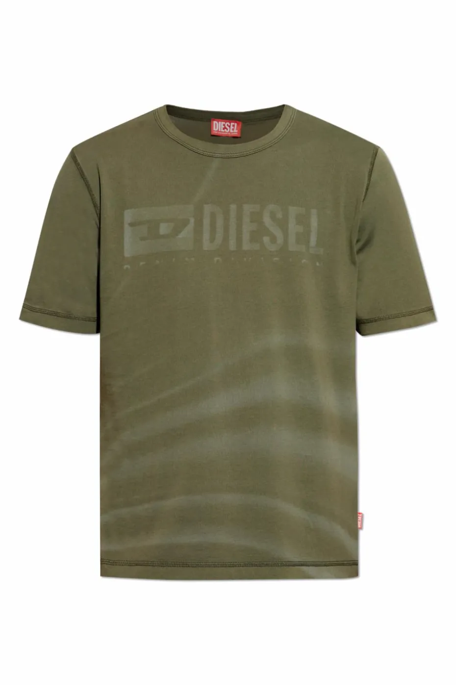 Diesel ZIELONY T-shirt `T-ADJUST-R13`