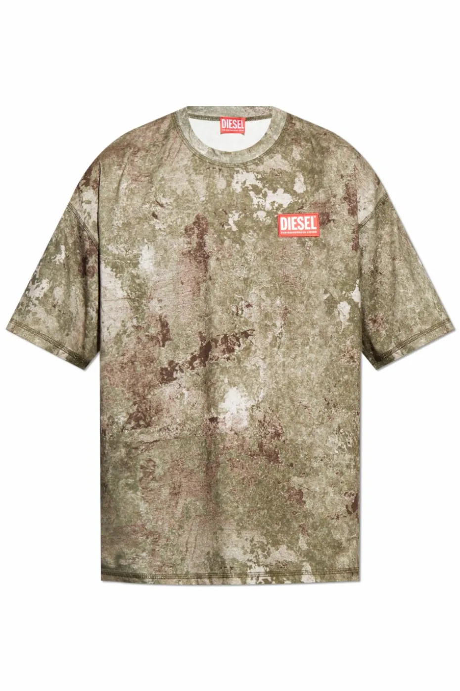 Diesel ZIELONY T-shirt `T-BOXT-R12`