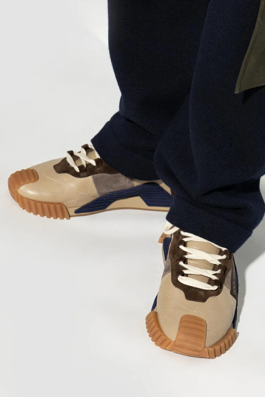 Dolce & Gabbana beżowy Buty sportowe `NS1`