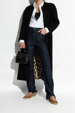 Dolce & Gabbana beżowy Buty typu `loafers`