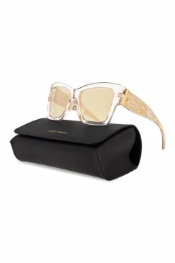 Dolce & Gabbana beżowy Okulary przeciwsłoneczne