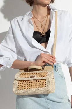 Dolce & Gabbana beżowy Torba na ramię `Sicily`