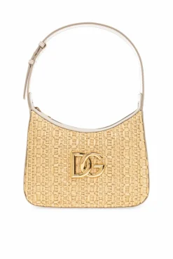 Dolce & Gabbana beżowy Torba na ramię z logo