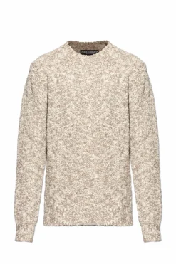 Dolce & Gabbana beżowy Wełniany sweter