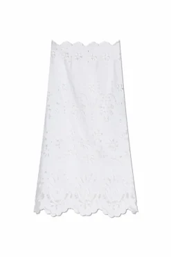 Dolce & Gabbana BIAŁY Ażurowa spódnica