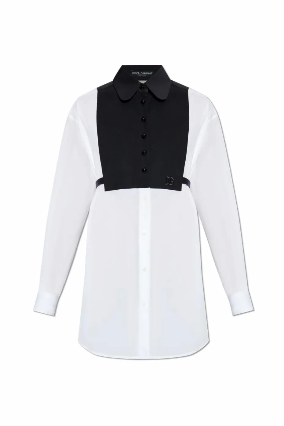 Dolce & Gabbana BIAŁY Bawełniana koszula