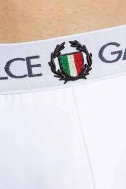 Dolce & Gabbana BIAŁY Bokserki z logo