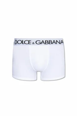 Dolce & Gabbana BIAŁY Bokserki z logo