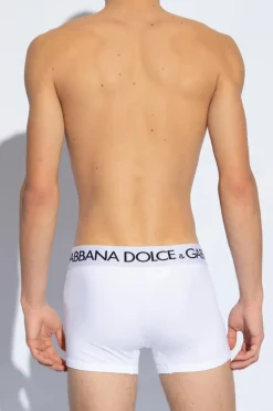 Dolce & Gabbana BIAŁY Bokserki z logo