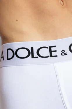 Dolce & Gabbana BIAŁY Bokserki z logo