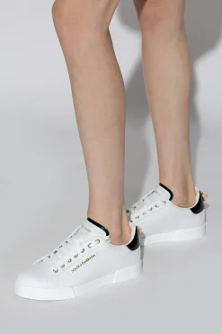 Dolce & Gabbana BIAŁY Buty sportowe z logo