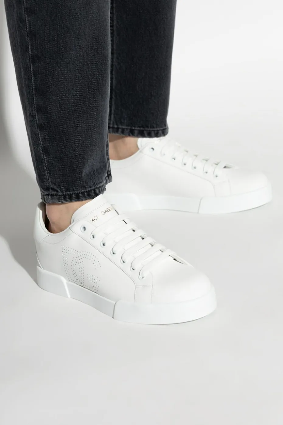 Dolce & Gabbana BIAŁY Buty sportowe `Portofino`